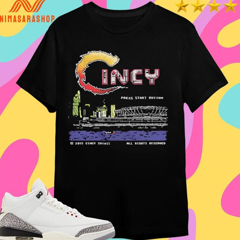 Cincy Contra Press Start Button 2015 Shirtss All - Adult & Kids T-Shirts, Sweatshirts & Hoodies apparel design preview 1