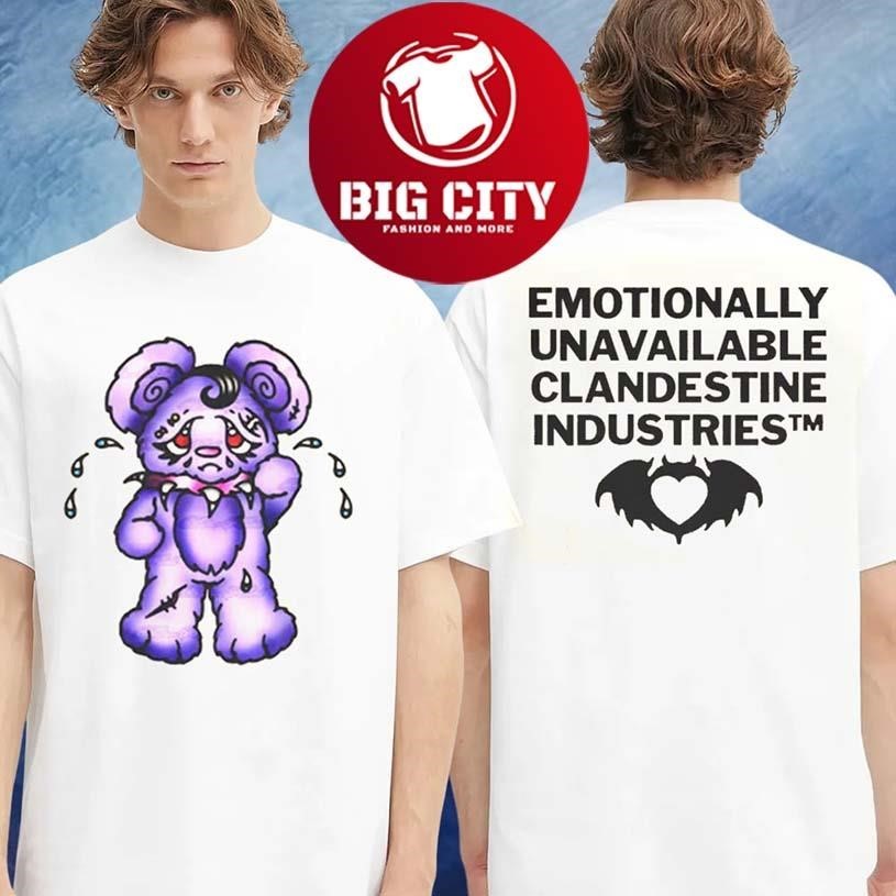 Clandestine Industries Emotionally Unavailable Two - Adult & Kids T-Shirts, Sweatshirts & Hoodies apparel design preview 1
