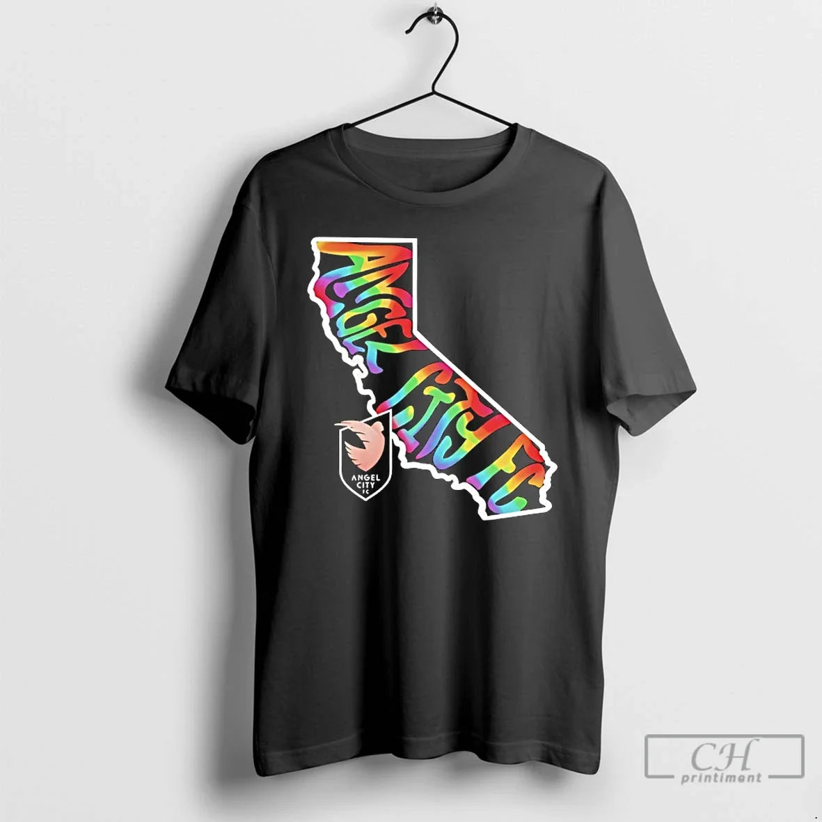 Classic Angel City Fc Groovy Pride State 2026 - Adult & Kids T-Shirts, Sweatshirts & Hoodies apparel design preview 1