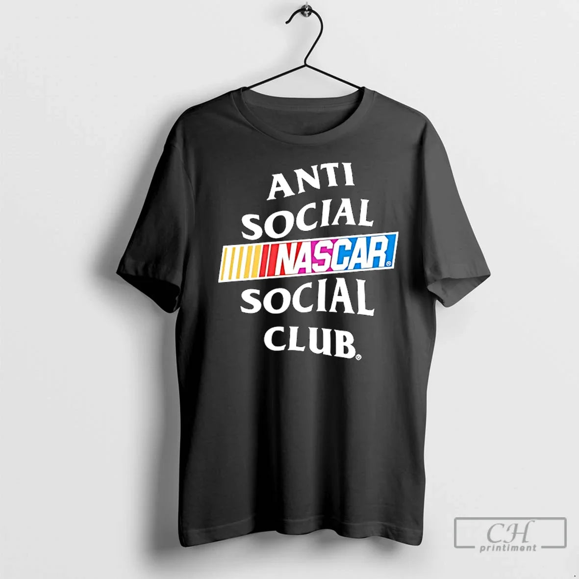 Classic Anti Social Club X Nascar Game Logo - Adult & Kids T-Shirts, Sweatshirts & Hoodies apparel design preview 1