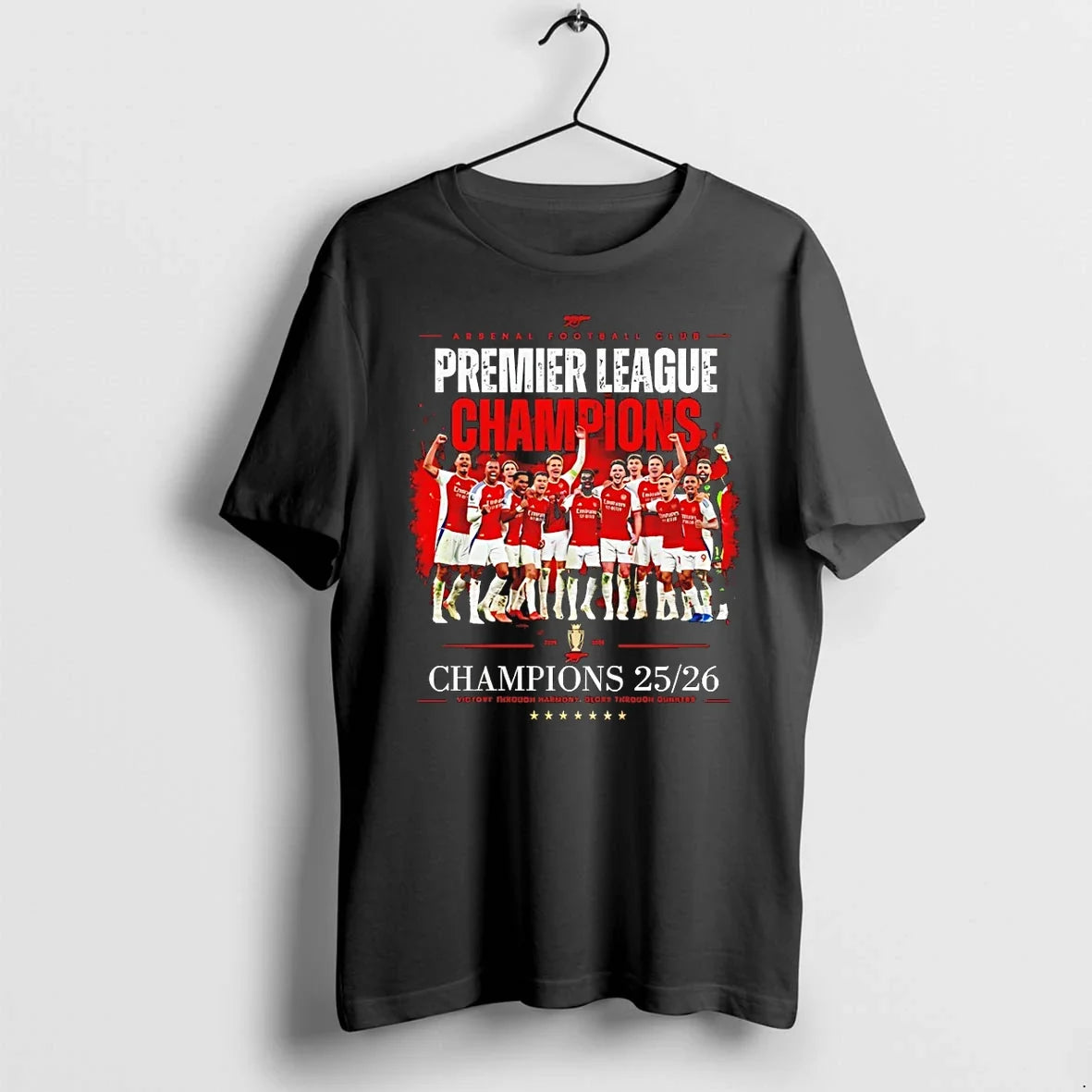 Classic Arsenal Premier League Fc Champions 25 26 - Adult & Kids T-Shirts, Sweatshirts & Hoodies apparel design preview 1