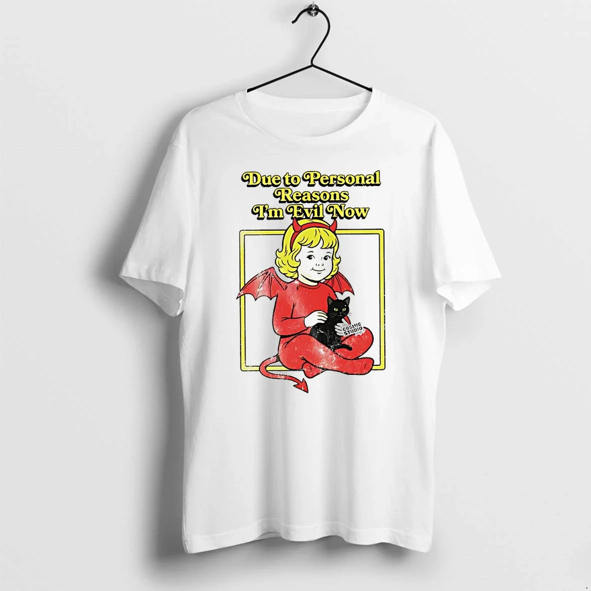 Classic Baby Devil Due To Personal Reasons Im Evil - Adult & Kids T-Shirts, Sweatshirts & Hoodies apparel design preview 1