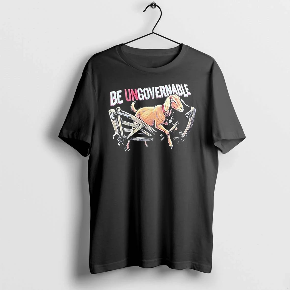 Classic Be Ungovernable Goat Vintage Sweater - Adult & Kids T-Shirts, Sweatshirts & Hoodies apparel design preview 1