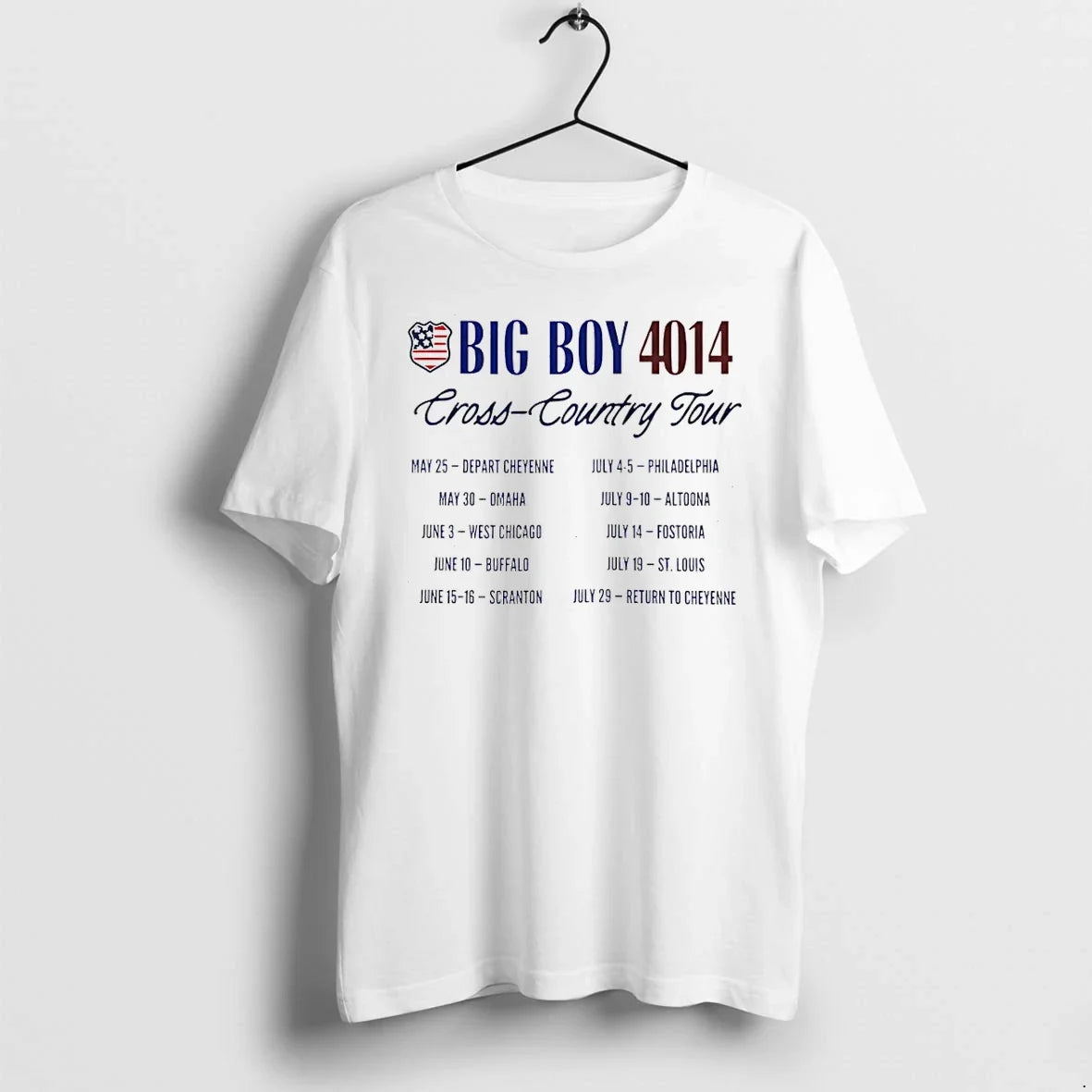 Classic Big Boy 4014 Tour America 250 Train Sweater - Adult & Kids T-Shirts, Sweatshirts & Hoodies apparel design preview 1