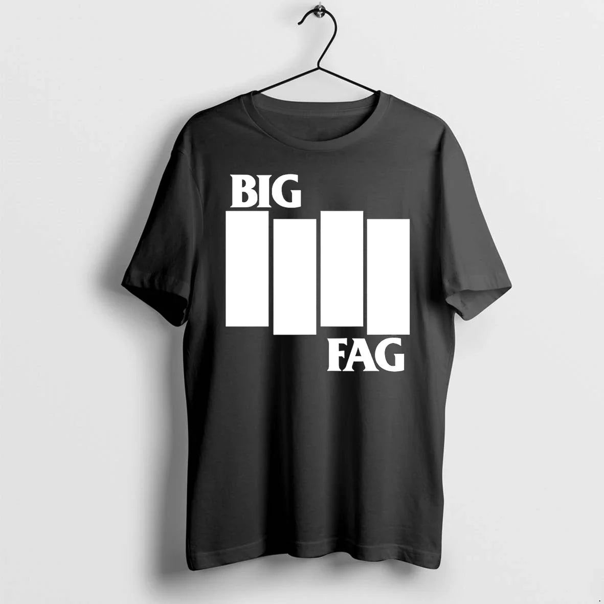 Classic Big Fag Black Flag Parody 2026 Sweater - Adult & Kids T-Shirts, Sweatshirts & Hoodies apparel design preview 1