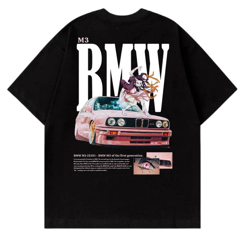 Classic Bimmer M3 E30 X NEZUK0 Car Enthusiast - Adult & Kids T-Shirts, Sweatshirts & Hoodies apparel design preview 1