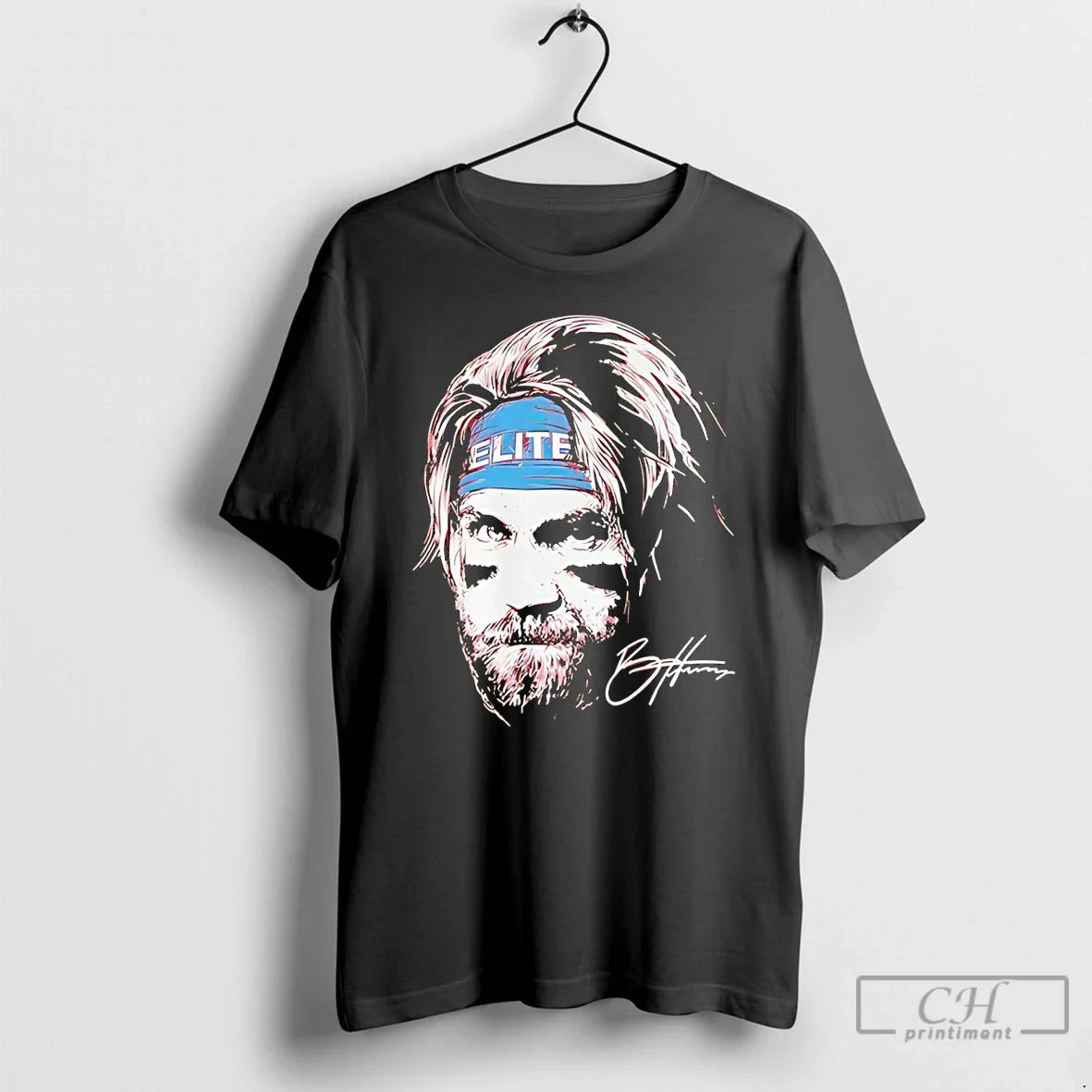 Classic Bryce Harper Big Face Philadelphia Phillies - Adult & Kids T-Shirts, Sweatshirts & Hoodies apparel design preview 1