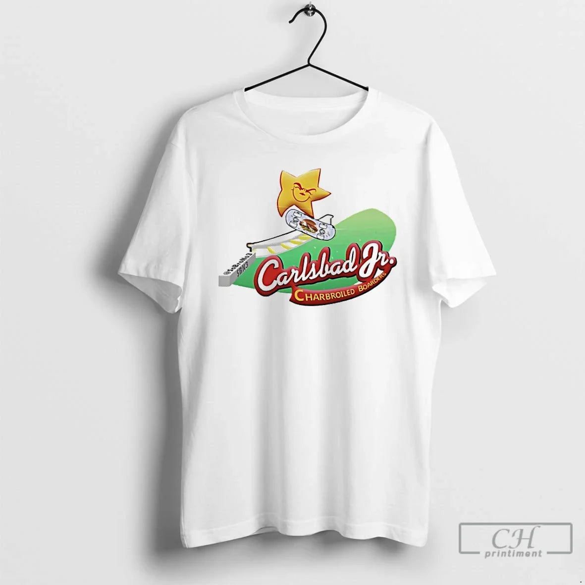Classic Carlsbad Jr Charbroiled Boarders - Adult & Kids T-Shirts, Sweatshirts & Hoodies apparel design preview 1