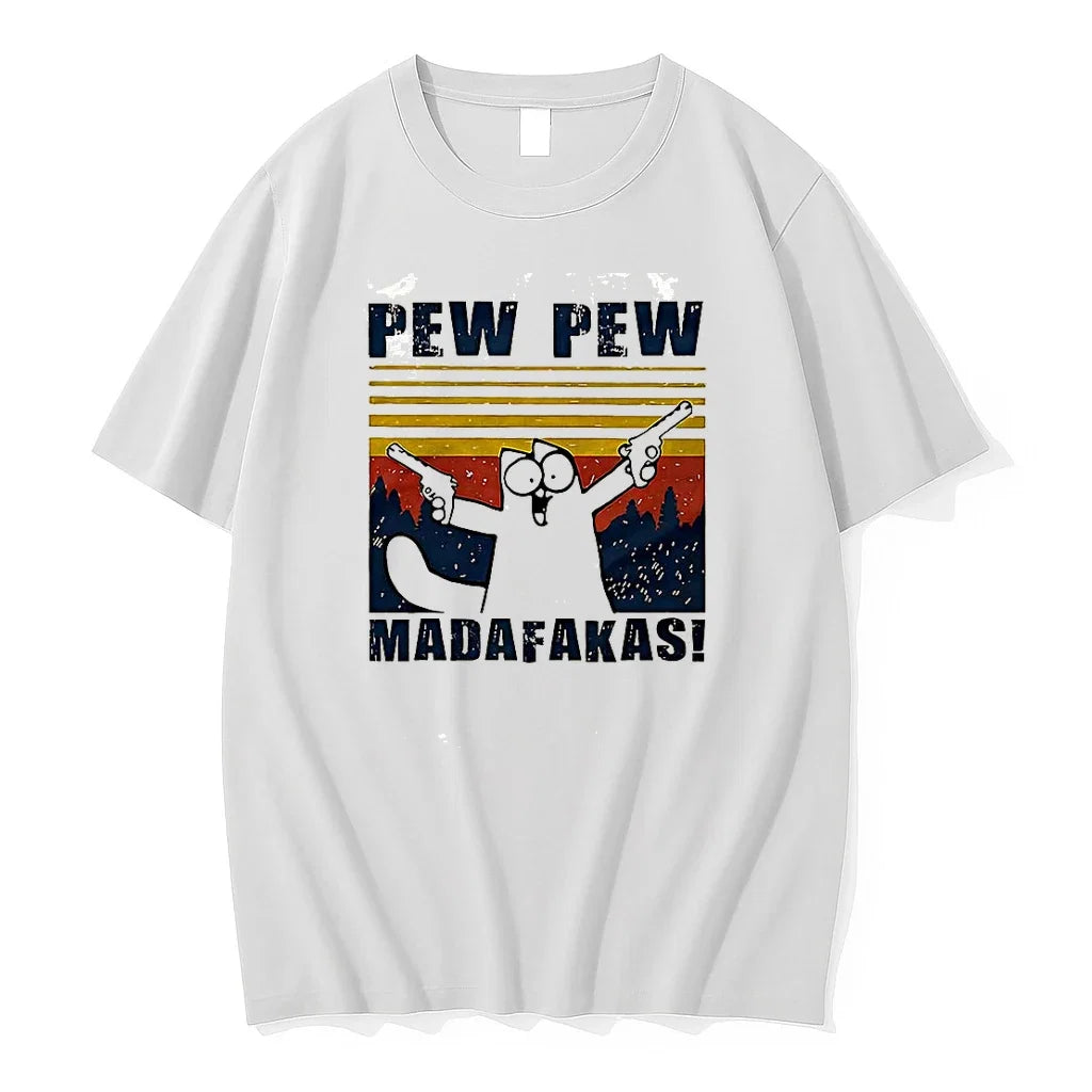 Classic Cat Pew Madafakas Vintage Sweater - Adult & Kids T-Shirts, Sweatshirts & Hoodies apparel design preview 1