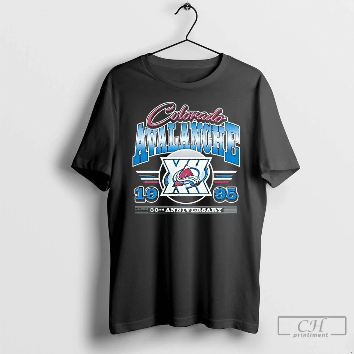 Classic Colorado Avalancha 30th Anniversary 1995 2025 - Adult & Kids T-Shirts, Sweatshirts & Hoodies apparel design preview 1