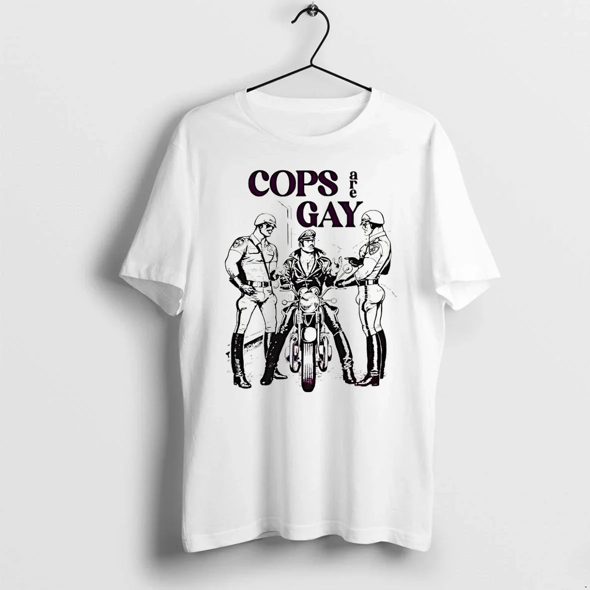 Classic Cops Are Gay Tom Of Finland Graphic Lgbt - Adult & Kids T-Shirts, Sweatshirts & Hoodies apparel design preview 1