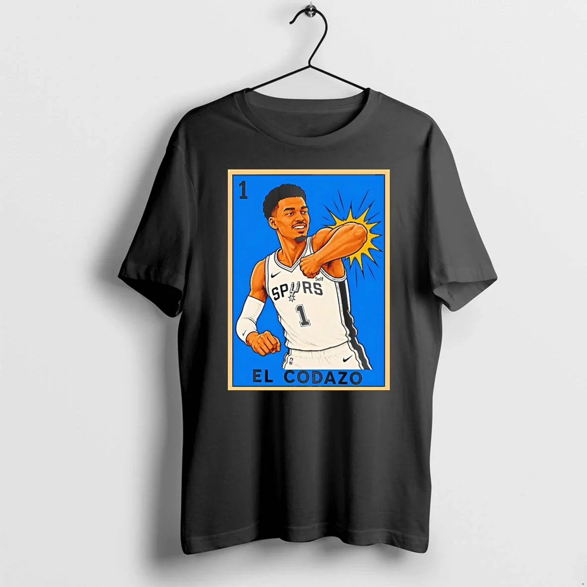 Classic Crazy Hispanic Victor Wembanyama San Antonio - Adult & Kids T-Shirts, Sweatshirts & Hoodies apparel design preview 1