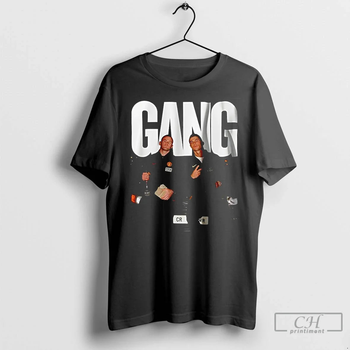 Classic Cristiano Ronaldo And Wayne Rooney Manchester - Adult & Kids T-Shirts, Sweatshirts & Hoodies apparel design preview 1
