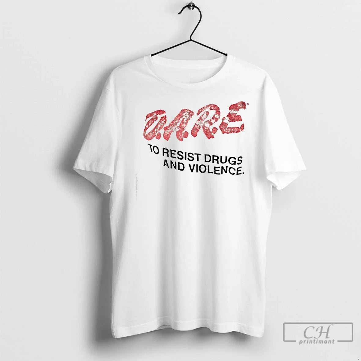 Classic Dare To Resist Drugs And Violence - Adult & Kids T-Shirts, Sweatshirts & Hoodies apparel design preview 1