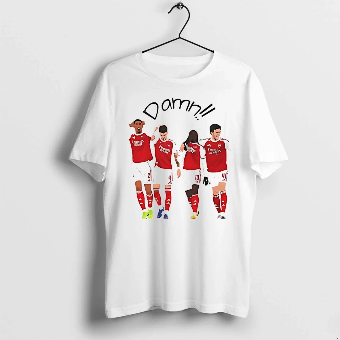 Classic Damn Arsenal Fc Big 4 Players Cartoon Sweater - Adult & Kids T-Shirts, Sweatshirts & Hoodies apparel design preview 1