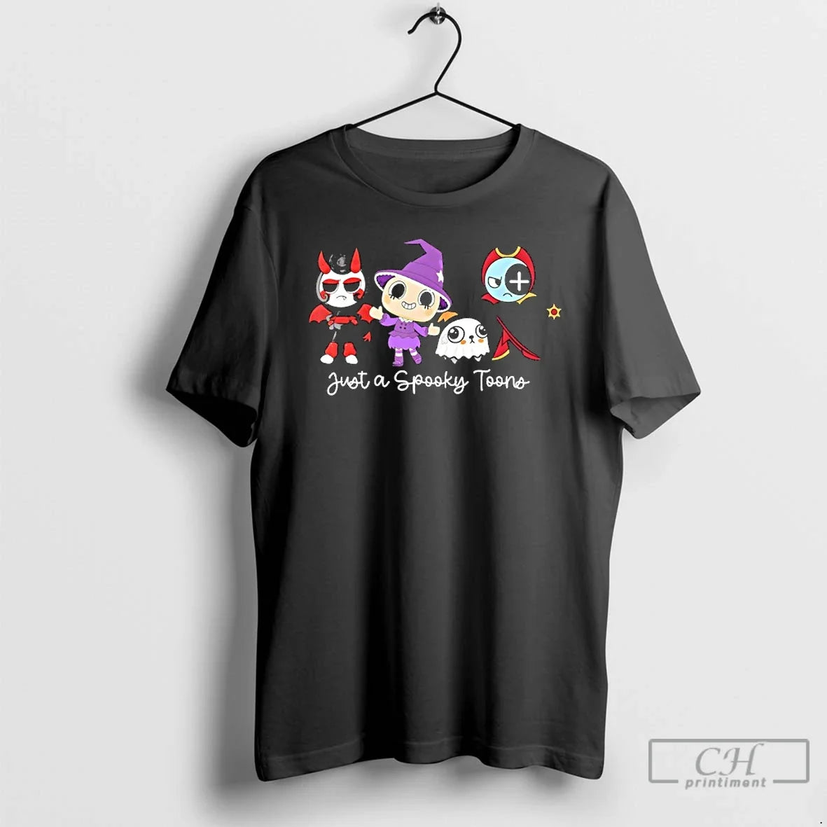 Classic Dandys Halloween World Toons Shelly Pebble - Adult & Kids T-Shirts, Sweatshirts & Hoodies apparel design preview 1