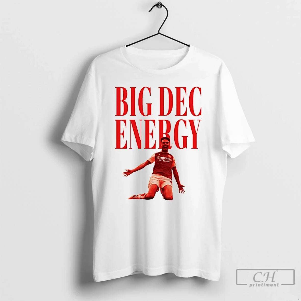 Classic Declan Rice Big Dec Energy Arsenal Fc - Adult & Kids T-Shirts, Sweatshirts & Hoodies apparel design preview 1