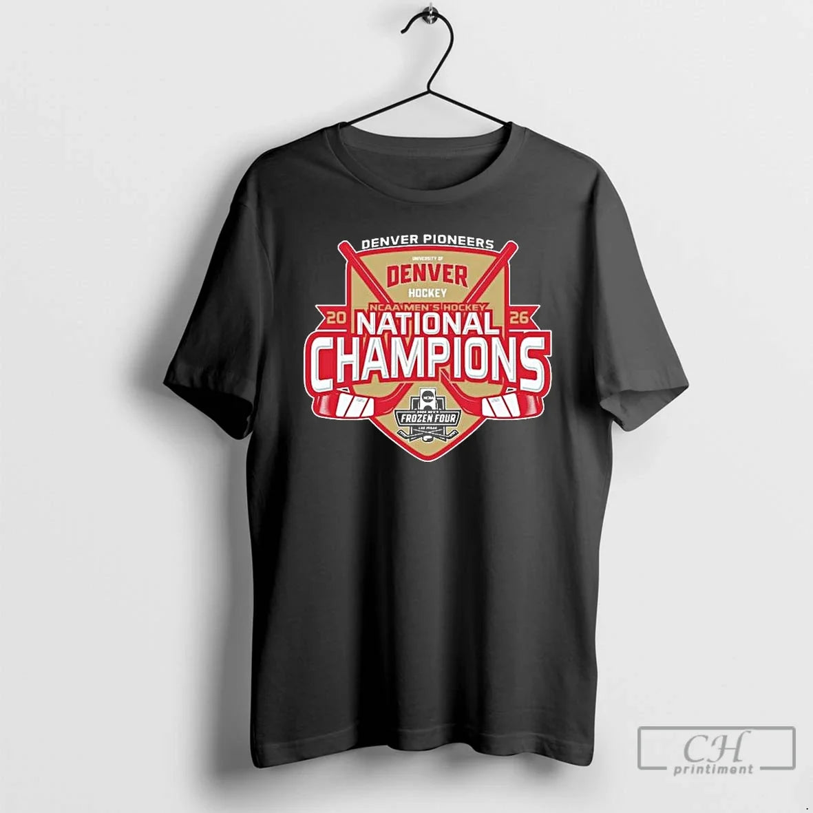 Classic Denver Pioneers 2026 Ncaa Frozen Four Mens - Adult & Kids T-Shirts, Sweatshirts & Hoodies apparel design preview 1