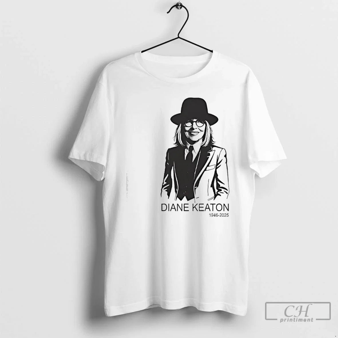 Classic Diane Keaton 1946 2025 Legends Never Die - Adult & Kids T-Shirts, Sweatshirts & Hoodies apparel design preview 1