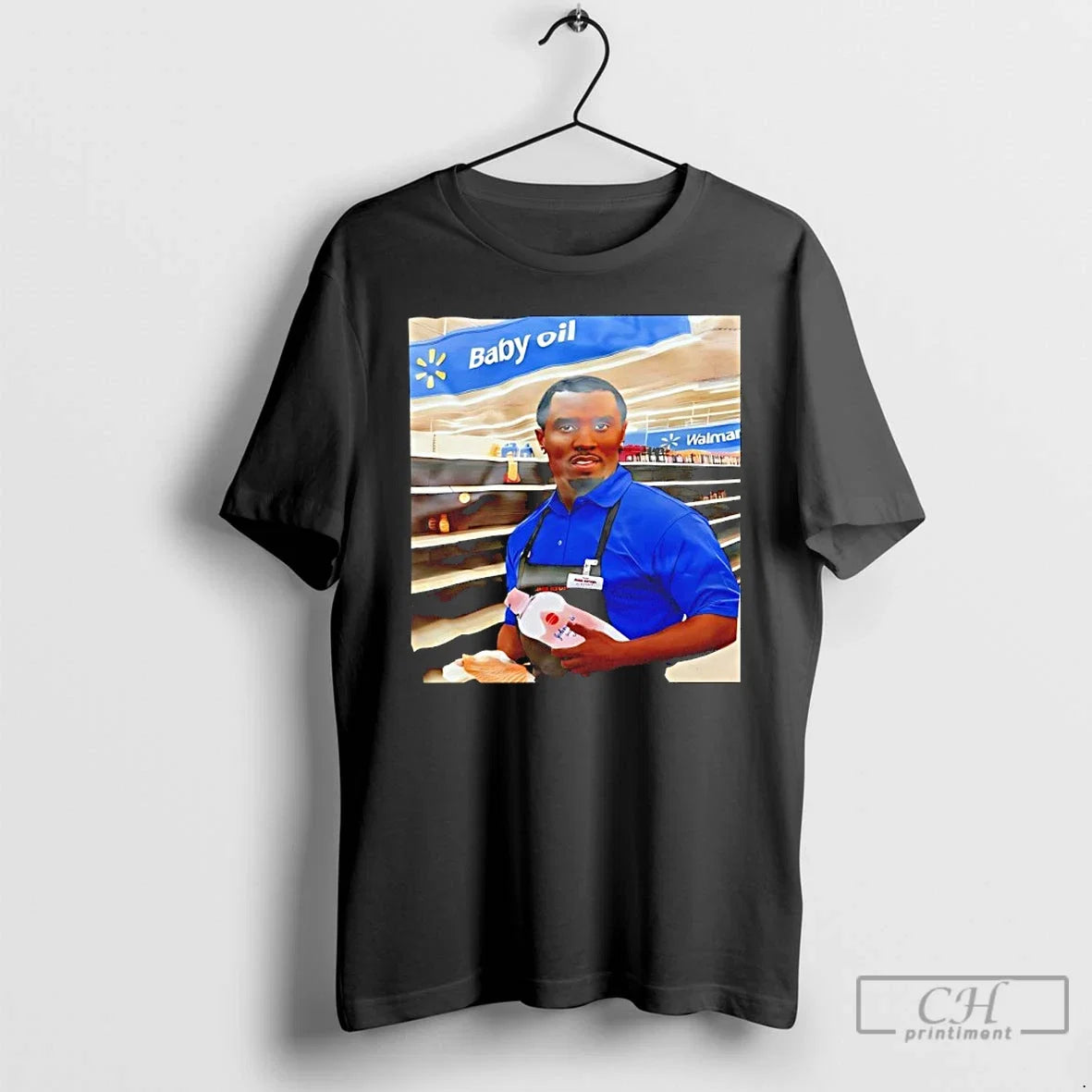 Classic Diddy Baby Oil Walmart Parody Logo - Adult & Kids T-Shirts, Sweatshirts & Hoodies apparel design preview 1