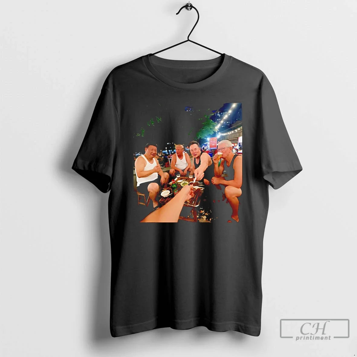 Classic Donald Trump Tim Cook Elon Musk Xi Jinping - Adult & Kids T-Shirts, Sweatshirts & Hoodies apparel design preview 1