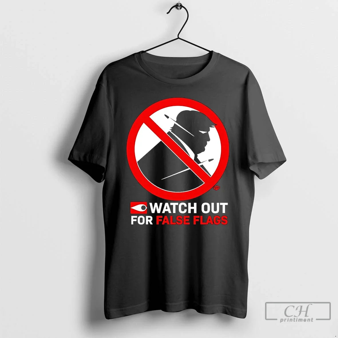 Classic Donald Trump Watch Out For False Flags - Adult & Kids T-Shirts, Sweatshirts & Hoodies apparel design preview 1