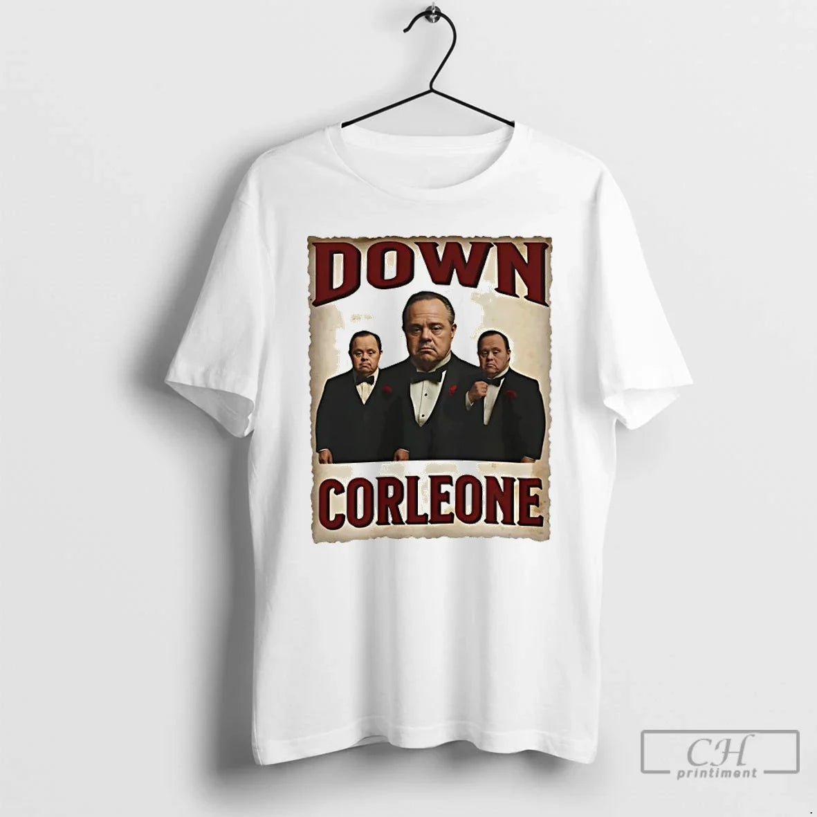 Classic Down Corleone The Godfather Syndrome - Adult & Kids T-Shirts, Sweatshirts & Hoodies apparel design preview 1