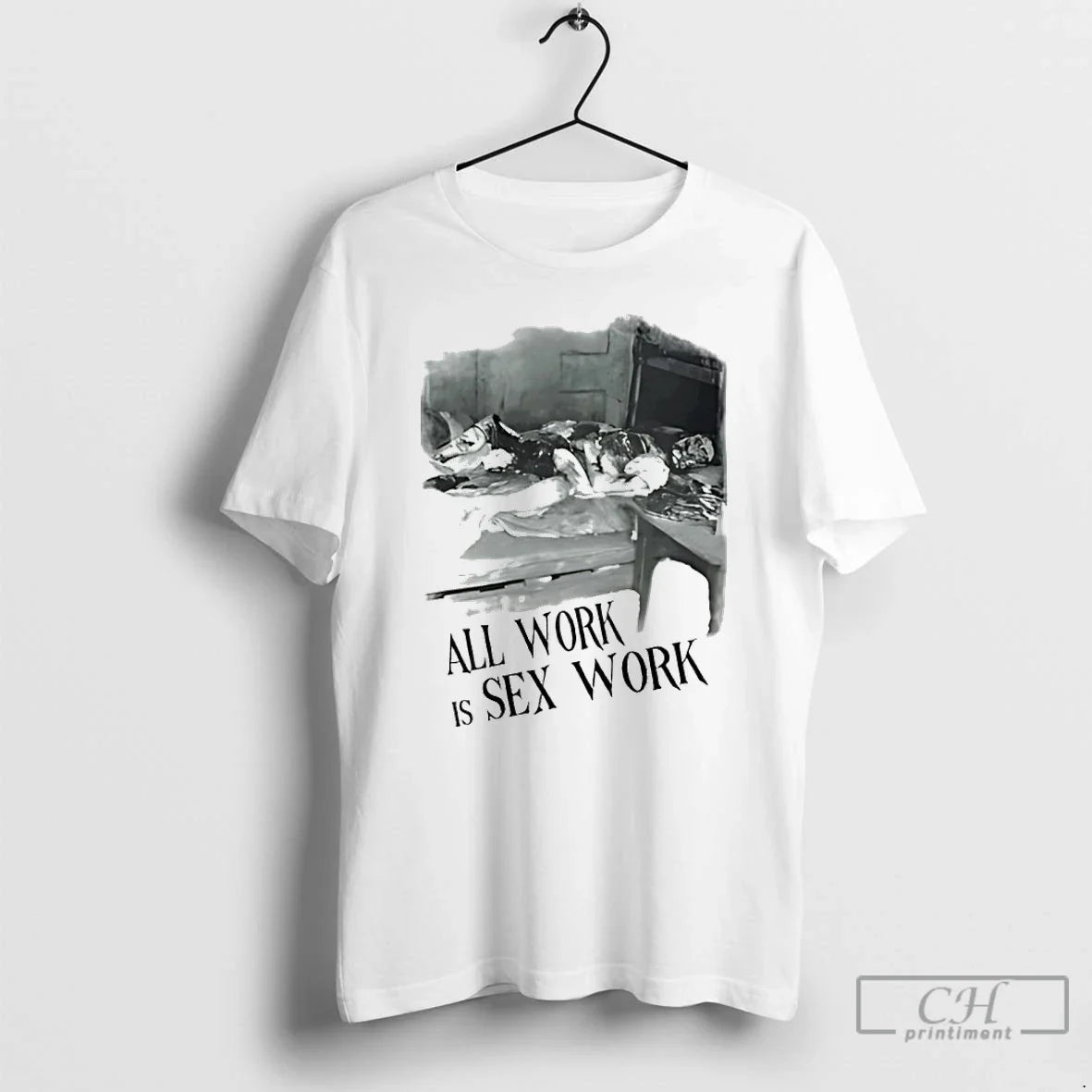 Classic Emilys All Work Is Sex - Adult & Kids T-Shirts, Sweatshirts & Hoodies apparel design preview 1