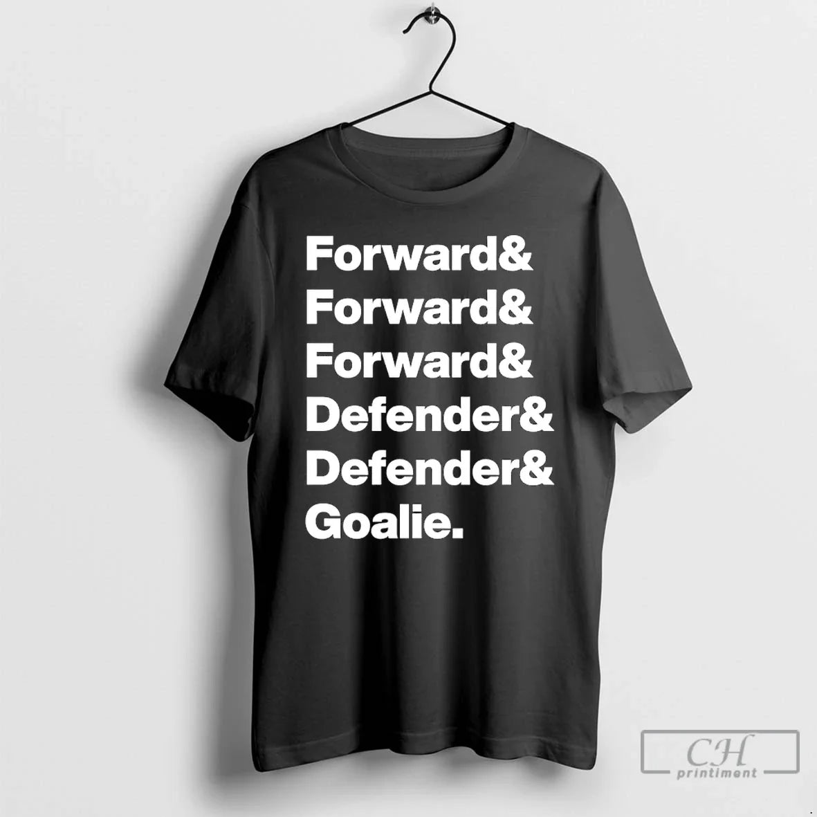 Classic Forward Defender Goalie List Team - Adult & Kids T-Shirts, Sweatshirts & Hoodies apparel design preview 1