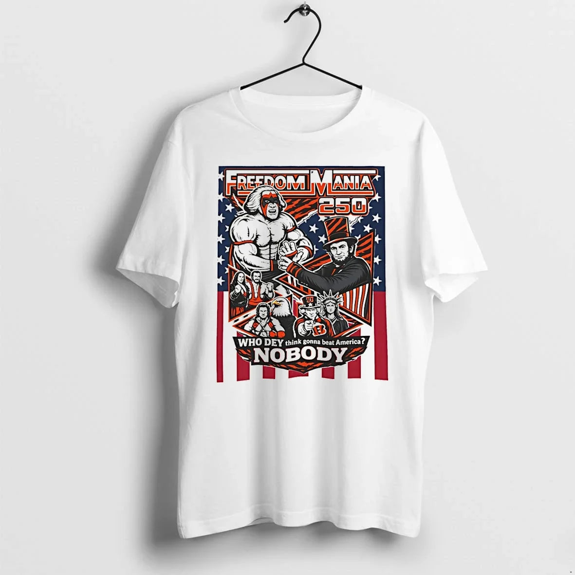 Classic Freedom Mania 250 Years Abraham Lincoln Who - Adult & Kids T-Shirts, Sweatshirts & Hoodies apparel design preview 1