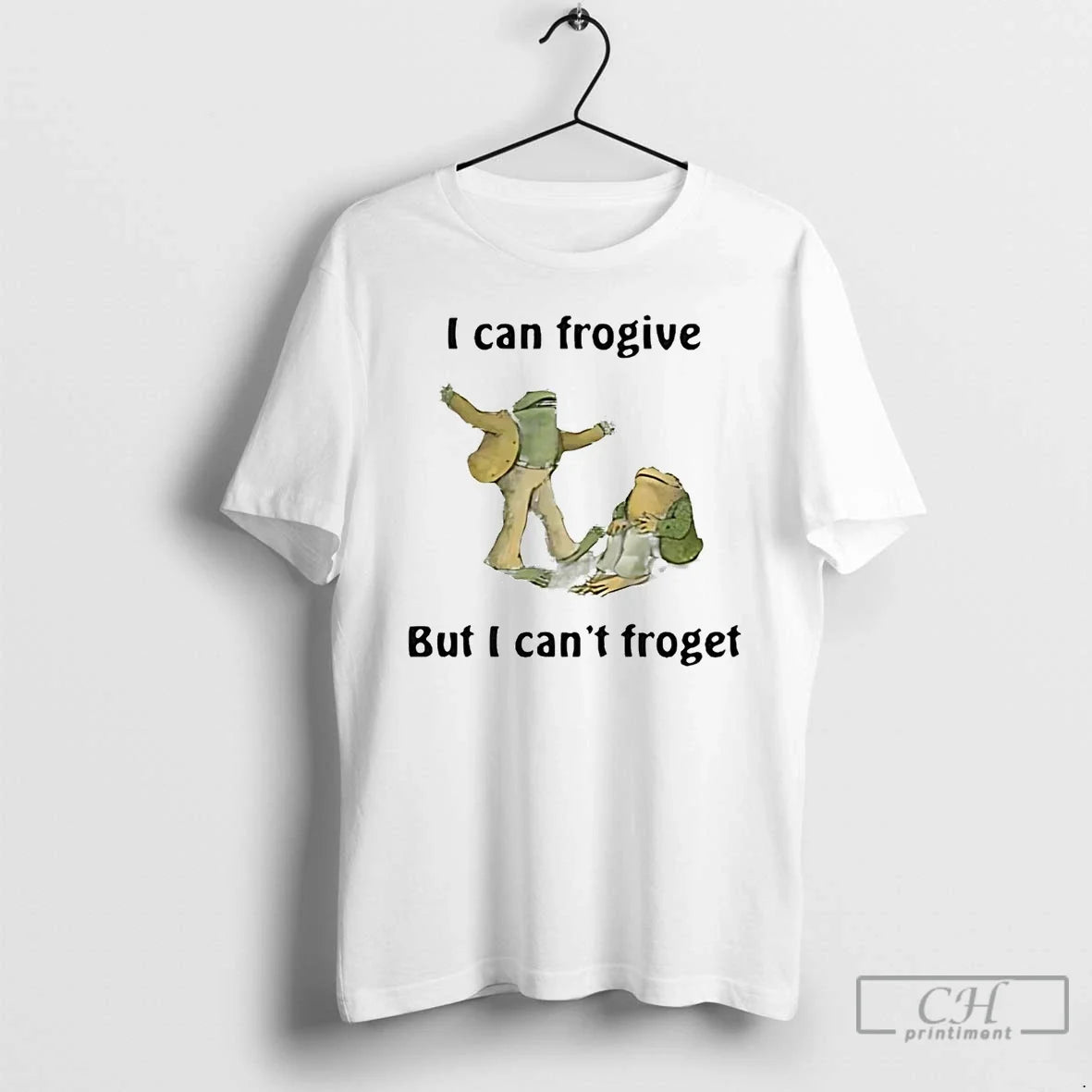 Classic Frog And Toast I Can Frogive But Cant Froget - Adult & Kids T-Shirts, Sweatshirts & Hoodies apparel design preview 1