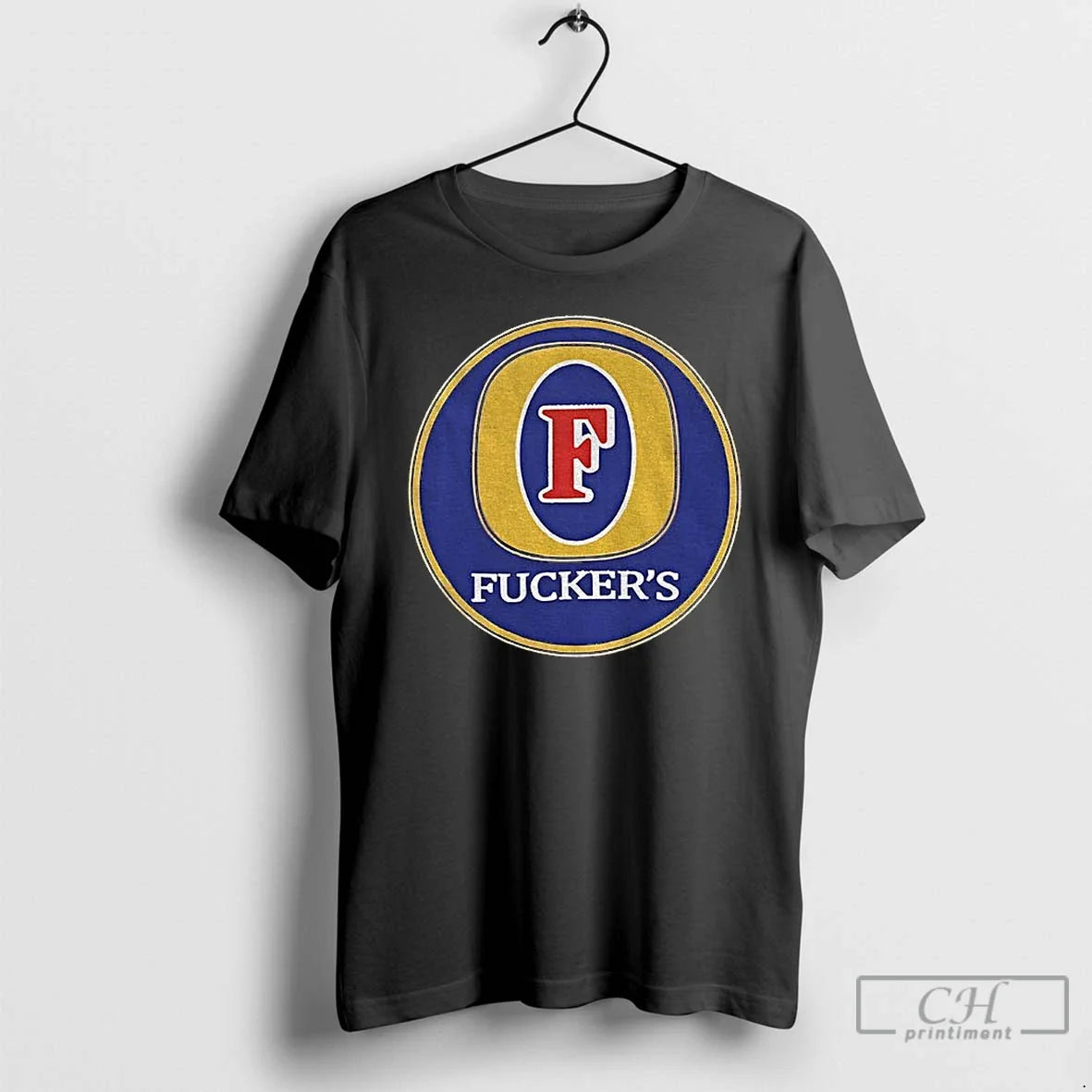 Classic Fuckers Fosters Lager Parody Logo - Adult & Kids T-Shirts, Sweatshirts & Hoodies apparel design preview 1