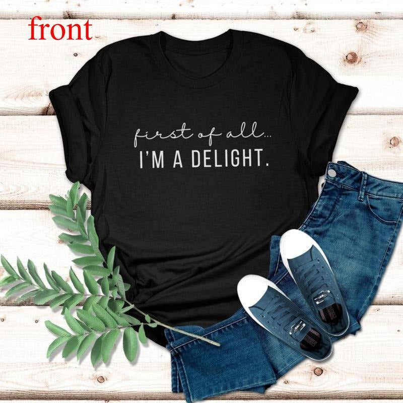 Classic Funny First All I'M Delight Mom Teacher - Adult & Kids T-Shirts, Sweatshirts & Hoodies apparel design preview 1