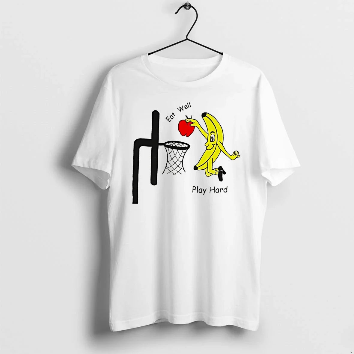 Classic Funny Banana Squad Basketball Eat Well Play - Adult & Kids T-Shirts, Sweatshirts & Hoodies apparel design preview 1