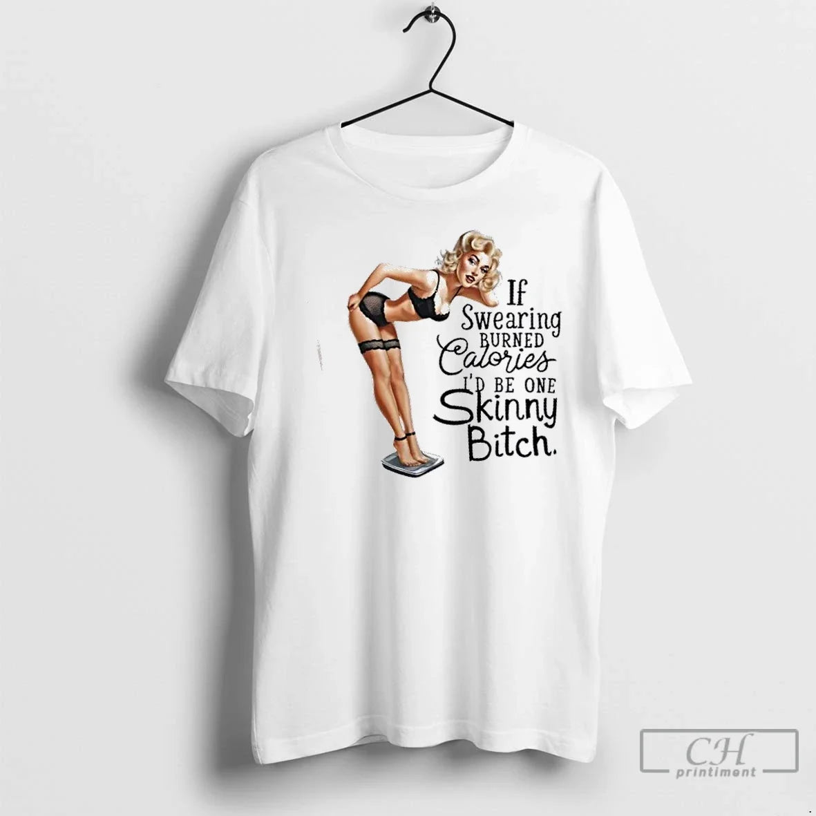 Classic Girl If Swearing Burned Calories Id Be One - Adult & Kids T-Shirts, Sweatshirts & Hoodies apparel design preview 1