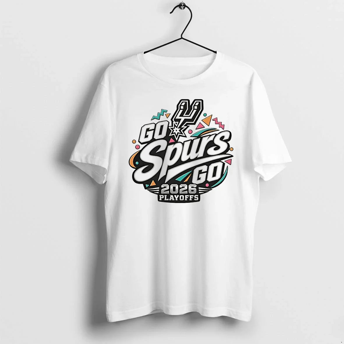 Classic Go Spurs 2026 Playoffs San Antonio Vintage - Adult & Kids T-Shirts, Sweatshirts & Hoodies apparel design preview 1