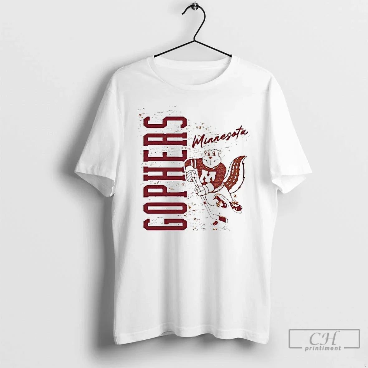 Classic Goldy Hockey State Minnesota Golden Gophers - Adult & Kids T-Shirts, Sweatshirts & Hoodies apparel design preview 1