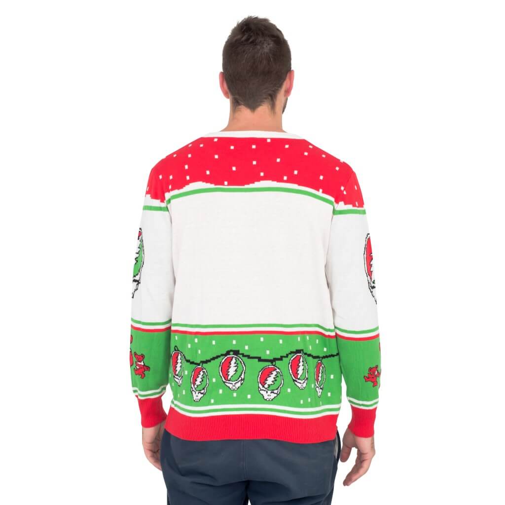 Classic Grateful Dead Dancing Bears Ugly Christmas Sweater - Holiday Gift product image 4