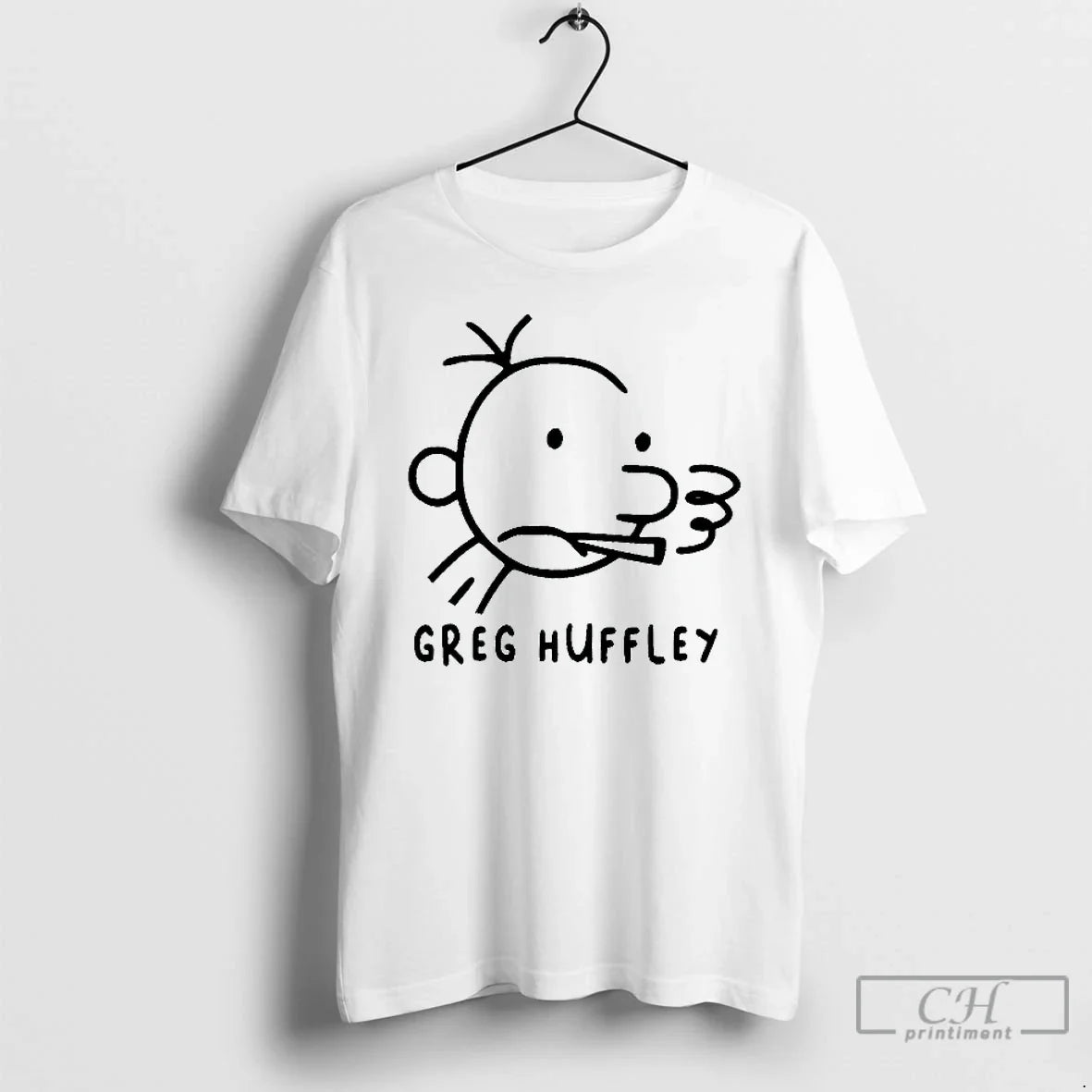 Classic Greg Huffley Rigarette Mens White - Adult & Kids T-Shirts, Sweatshirts & Hoodies apparel design preview 1