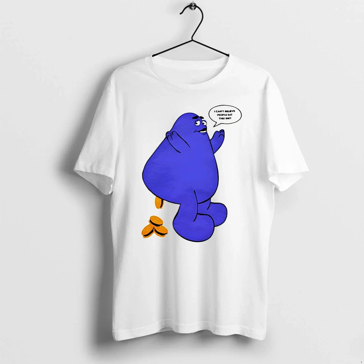 Classic Grimace Mcdonalds I Cant Believe People Eat - Adult & Kids T-Shirts, Sweatshirts & Hoodies apparel design preview 1