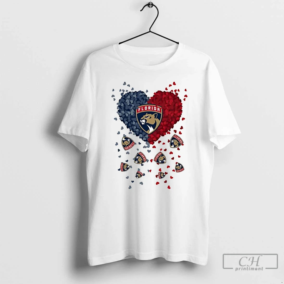Classic Heart Of Florida Panthers Hockey Nhl 2026 - Adult & Kids T-Shirts, Sweatshirts & Hoodies apparel design preview 1