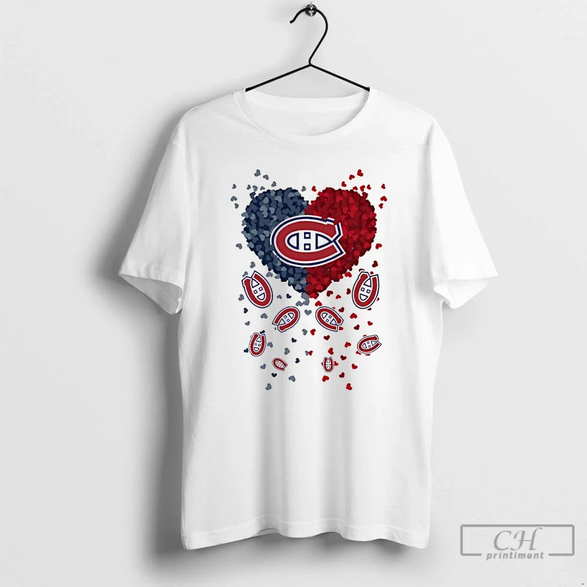 Classic Heart Of Montreal Canadiens Hockey Nhl 2026 - Adult & Kids T-Shirts, Sweatshirts & Hoodies apparel design preview 1
