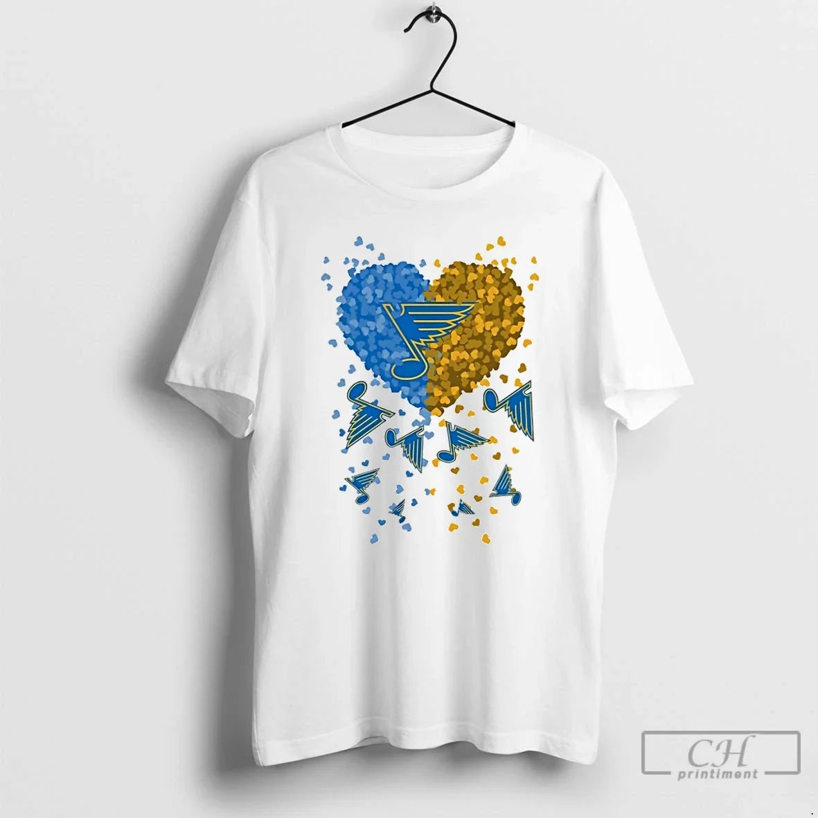Classic Heart Of St Louis Blues Hockey Nhl 2026 - Adult & Kids T-Shirts, Sweatshirts & Hoodies apparel design preview 1