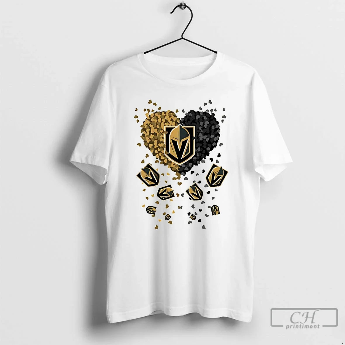 Classic Heart Of Vegas Golden Knights Hockey Nhl 2026 - Adult & Kids T-Shirts, Sweatshirts & Hoodies apparel design preview 1