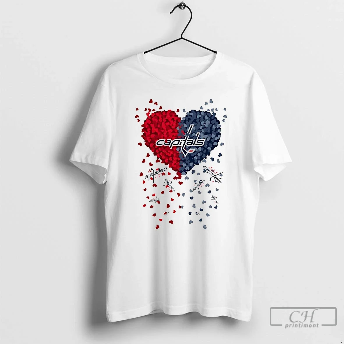 Classic Heart Of Washington Capitals Hockey Nhl 2026 - Adult & Kids T-Shirts, Sweatshirts & Hoodies apparel design preview 1