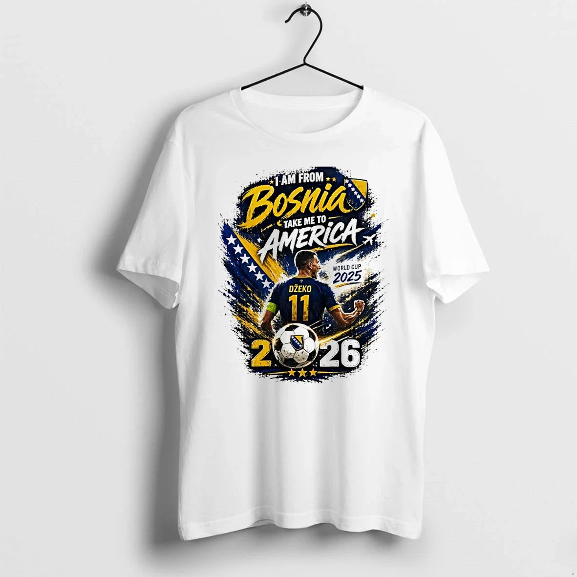 Classic I Am From Bosnia Take Me To America World Cup - Adult & Kids T-Shirts, Sweatshirts & Hoodies apparel design preview 1
