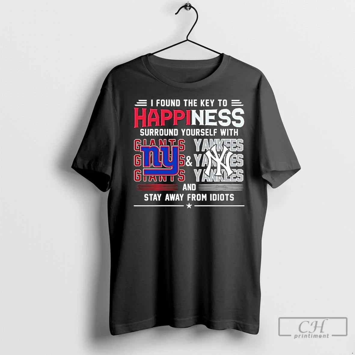 Classic I Found The Key To Happiness Surround - Adult & Kids T-Shirts, Sweatshirts & Hoodies apparel design preview 1