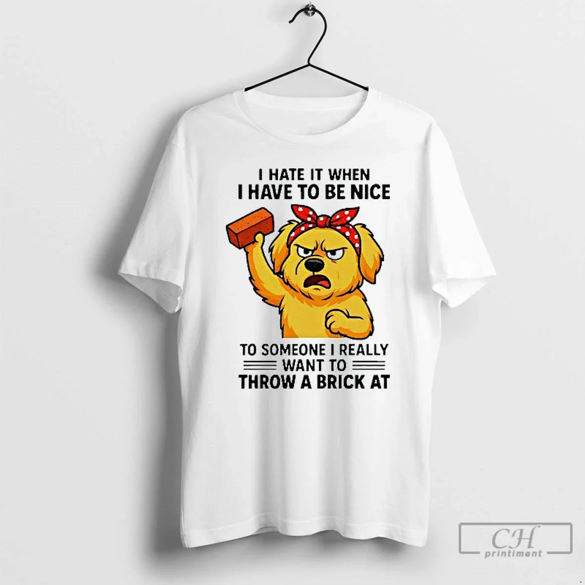 Classic I Hate It When Have To Be Nice Someone Really - Adult & Kids T-Shirts, Sweatshirts & Hoodies apparel design preview 1