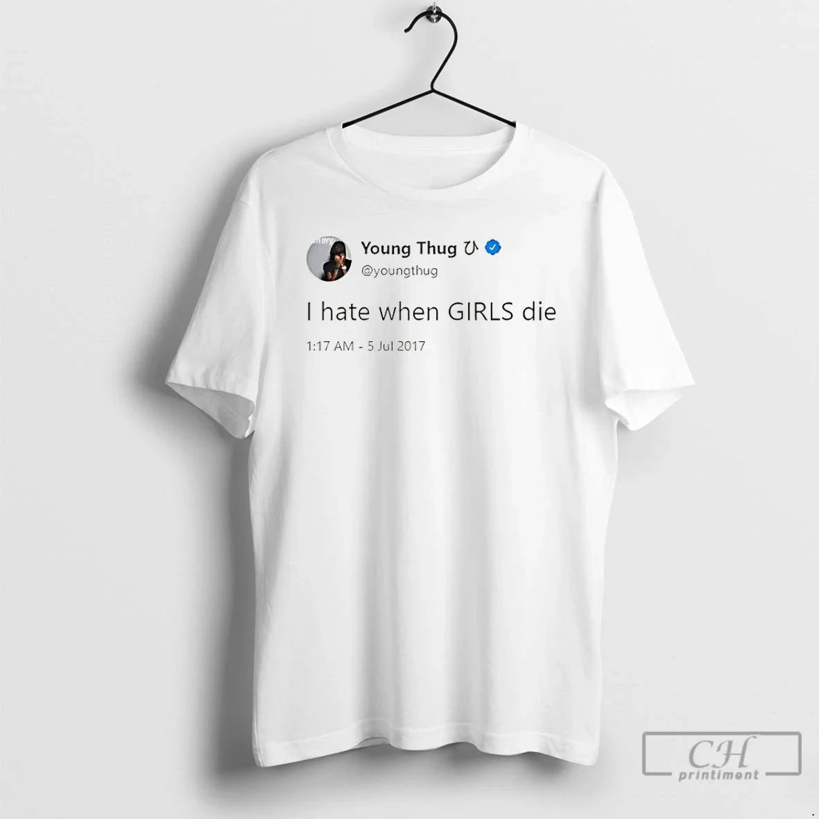 Classic I Hate When Girls Die Funny Meme Quote - Adult & Kids T-Shirts, Sweatshirts & Hoodies apparel design preview 1