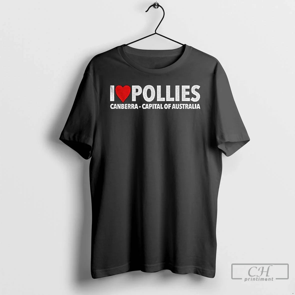 Classic I Love Pollies Canberra Capital Of Australia - Adult & Kids T-Shirts, Sweatshirts & Hoodies apparel design preview 1